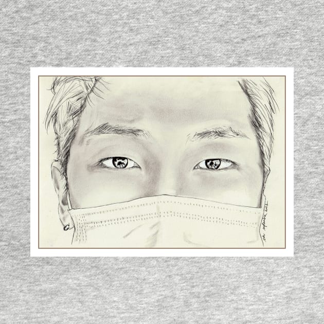 Kim Namjoon Eye Study by emopod